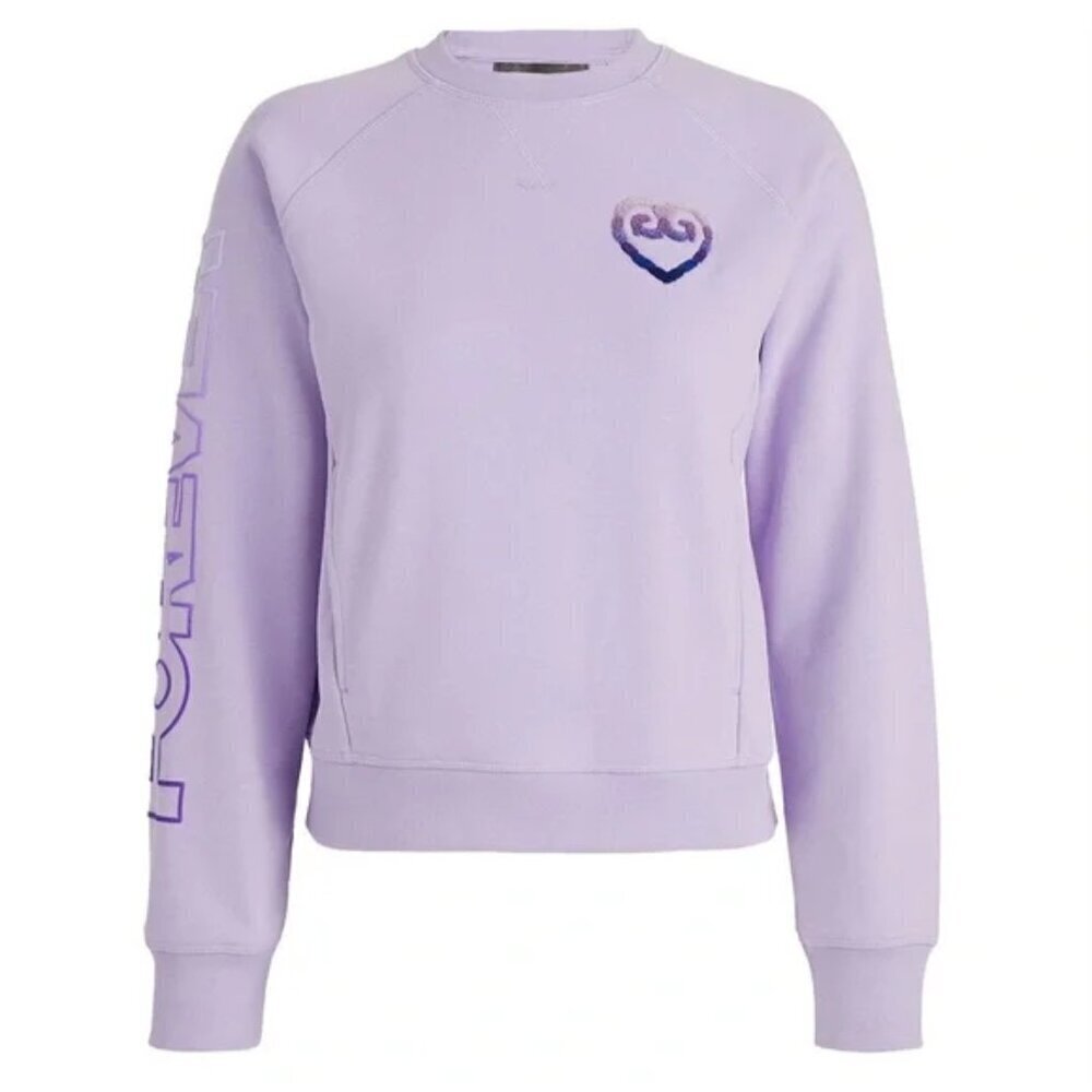 G/Fore Forever French Terry Raglan Crewneck Sweatshirt, Aura Purple